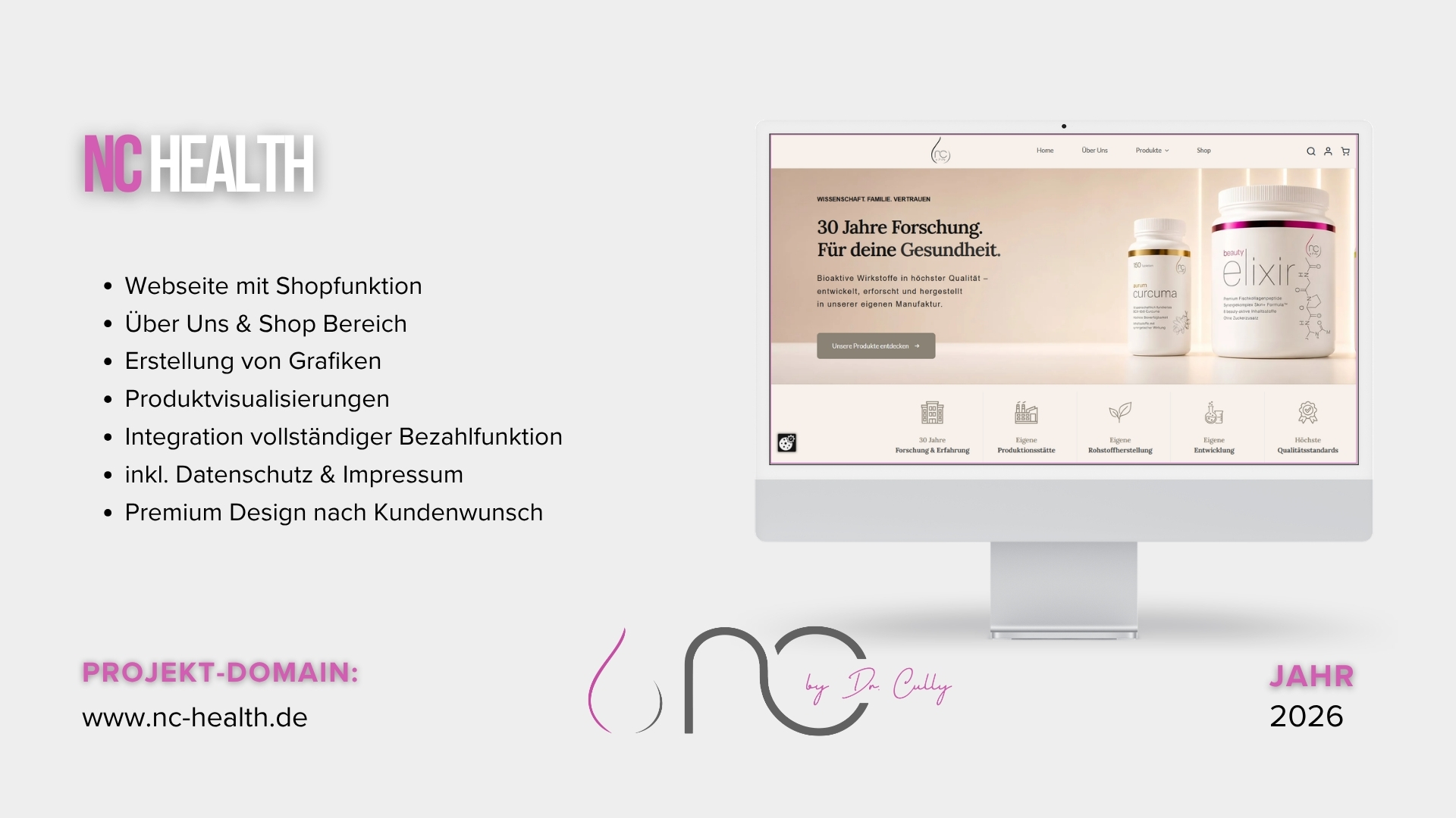 Webauftritt inklusive Leistungsseiten für den Eletriker Isarstrom in Planegg